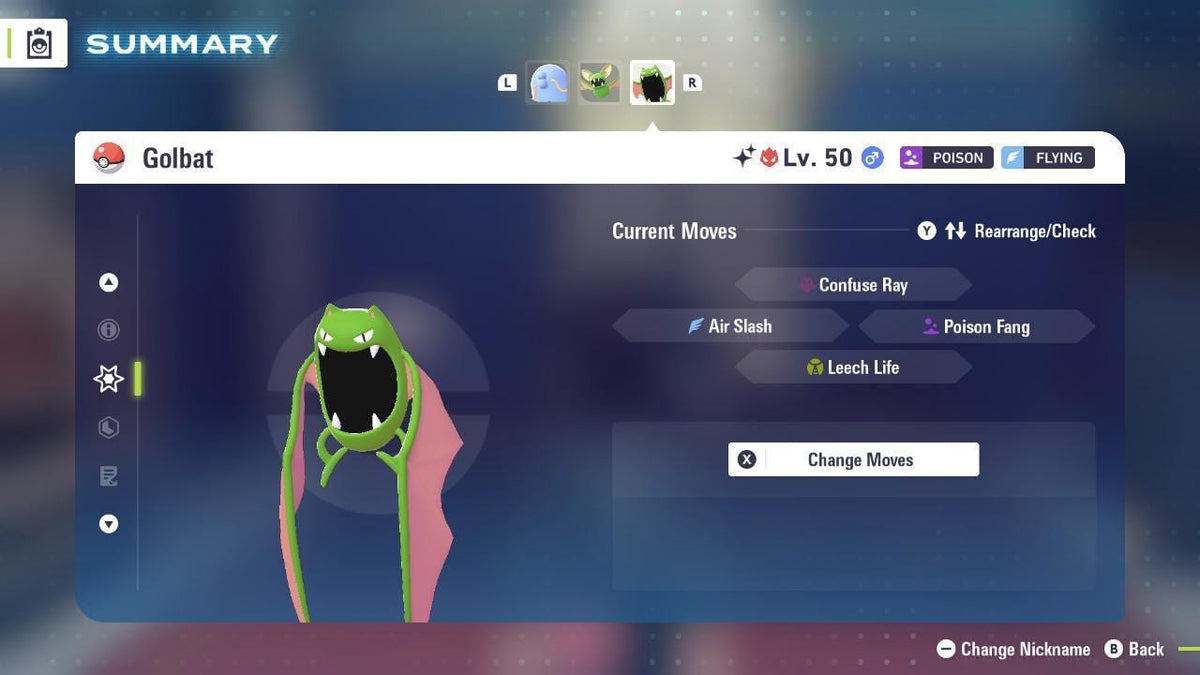 Shiny Alpha Golbat Pokemon Legends Za Mega Dimension DLC 6IV Competitive Battle Ready - Image 3