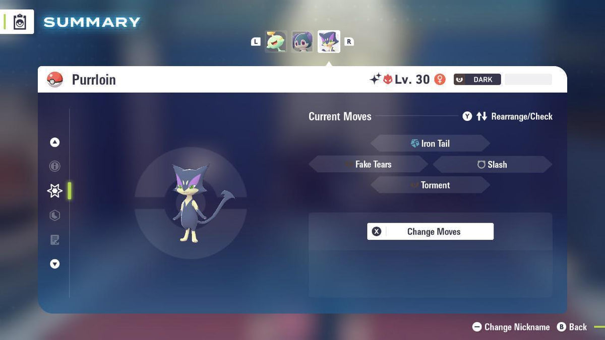 Shiny Alpha Purrloin Pokemon Legends Za Mega Dimension DLC 6IV Competitive Battle Ready - Image 3