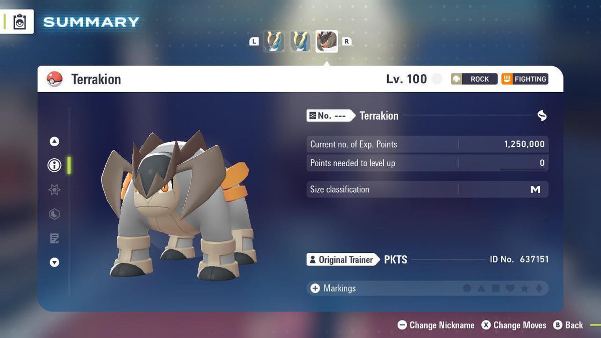 Shiny Terrakion Pokemon Legends ZA Mega Dimension DLC Pokemon Legends Za Mega Dimension DLC 6IV Competitive Battle Ready - Image 2