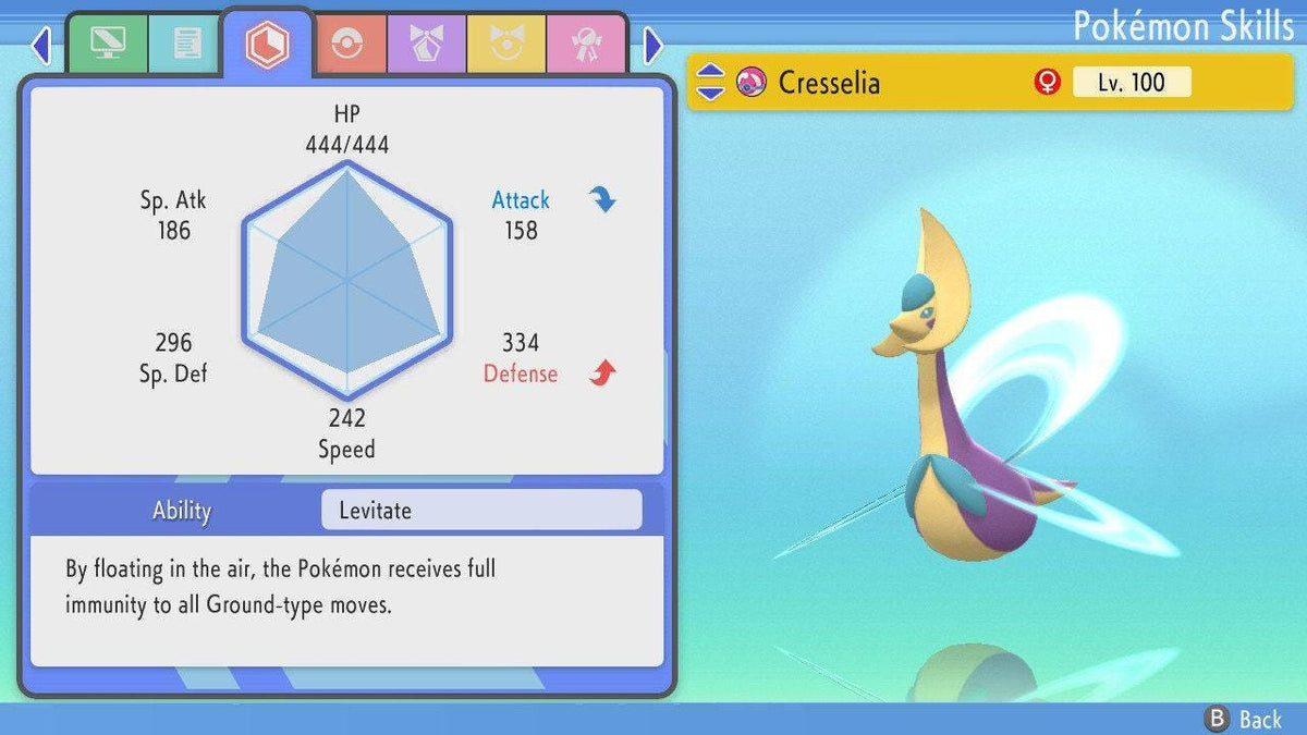 Shiny Cresselia 6IV Switch 2 BDSP Pokémon Brilliant Diamond Shining Pearl Battle Ready Legendary Bonus Gift Fast Delivery - Image 2