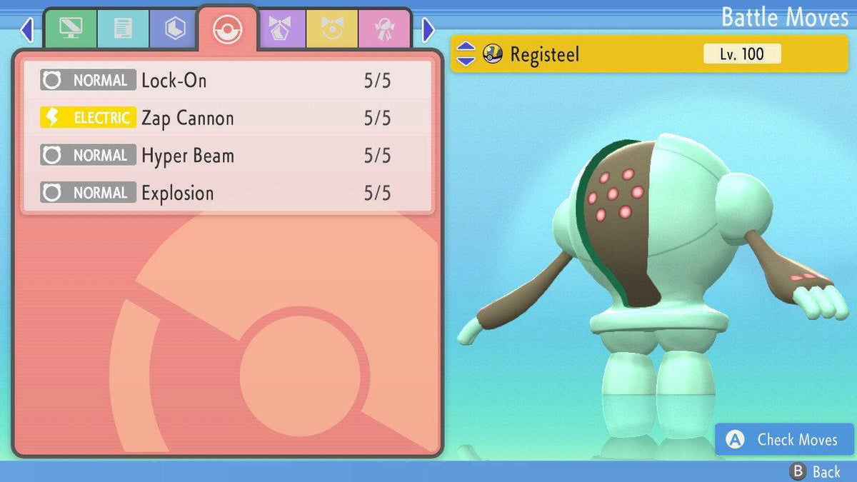 SHINY 6IV REGISTEEL Pokemon Brilliant Diamond Shining Pearl 6IV Competitive Battle Ready - Image 2