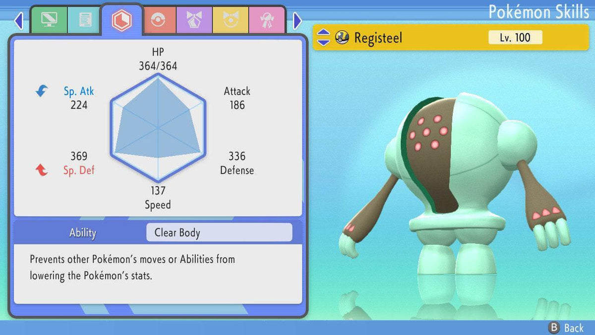 SHINY 6IV REGISTEEL Pokemon Brilliant Diamond Shining Pearl 6IV Competitive Battle Ready - Image 4