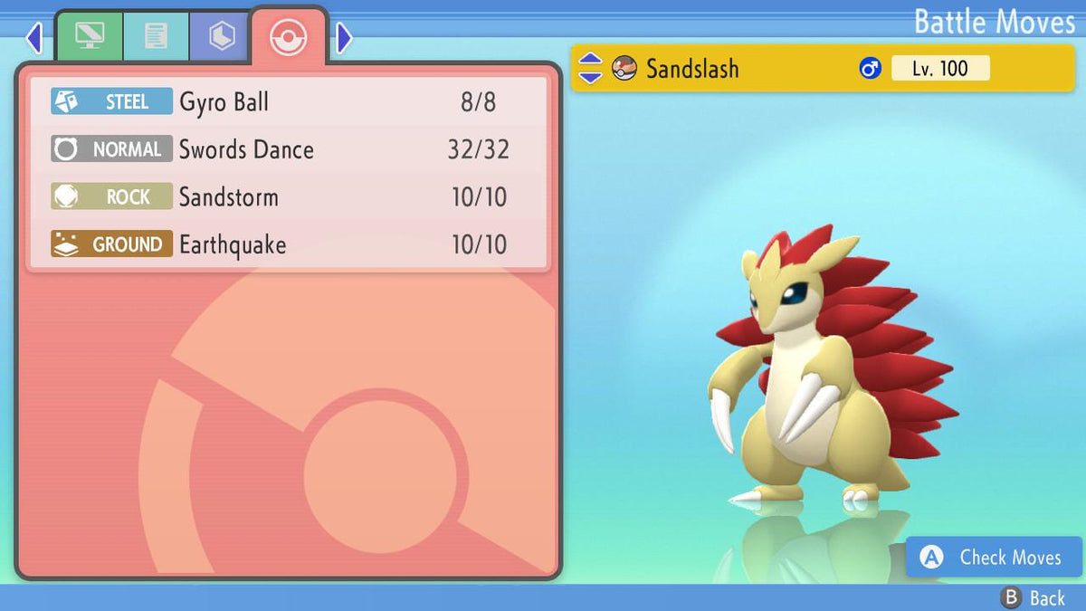 Shiny SANDSLASH Pokemon Brilliant Diamond Shining Pearl 6IV Competitive Battle Ready - Image 4
