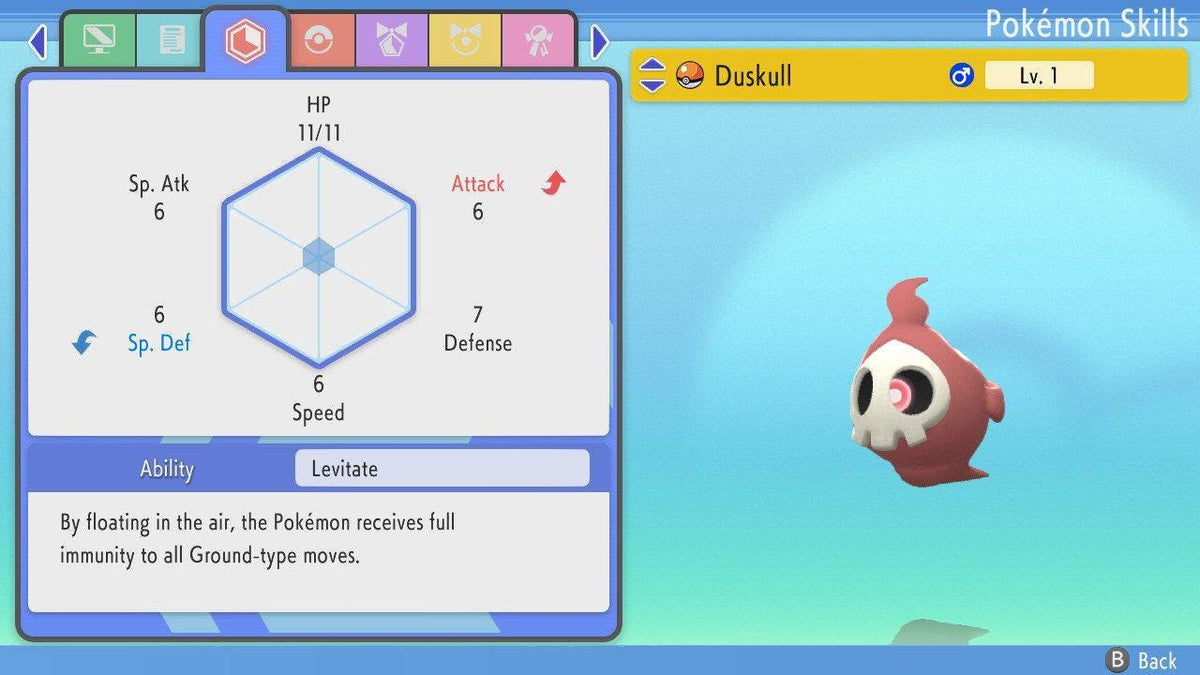 SHINY 6IV DUSKULL Pokemon Brilliant Diamond Shining Pearl 6IV Competitive Battle Ready - Image 3