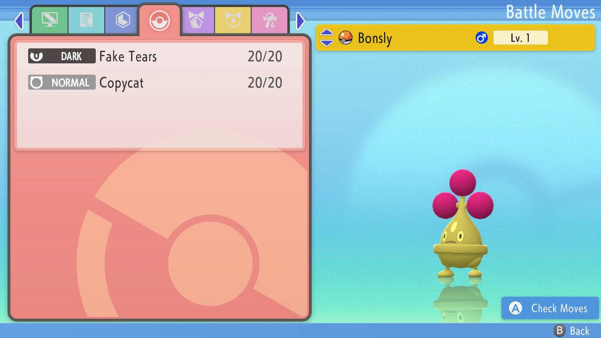 SHINY 6IV BONSLY Pokémon Brilliant Diamond and Shining Pearl 6IV Competitive Battle Ready - Image 3