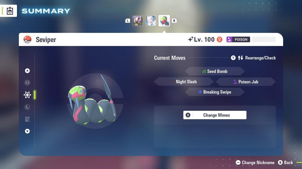 Shiny Seviper Pokemon Legends ZA Mega Dimension DLC 6IV Competitive Battle Ready - Image 3