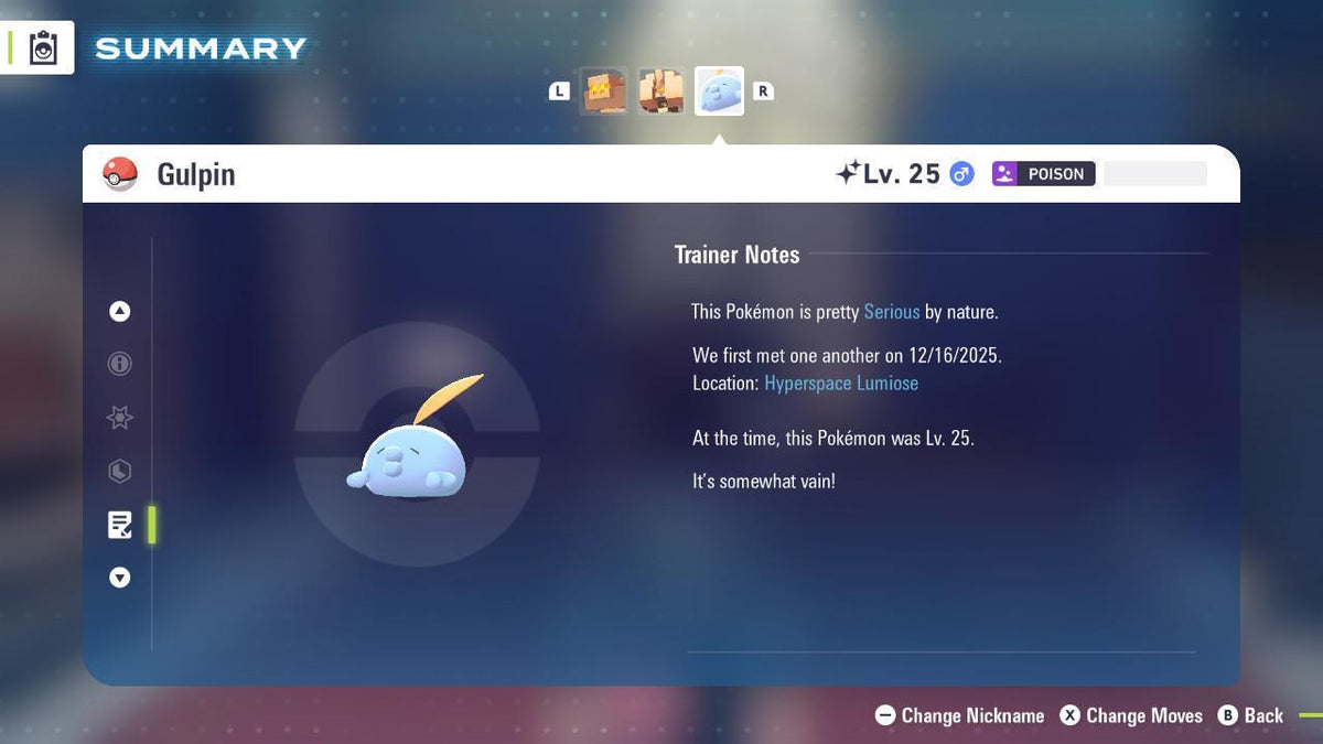Shiny Gulpin Pokemon Legends ZA Mega Dimension DLC 6IV Competitive Battle Ready - Image 4