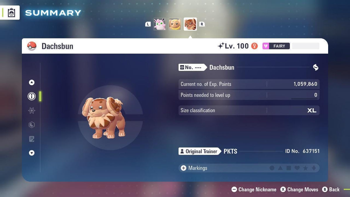 Shiny Dachsbun Pokemon Legends ZA Mega Dimension DLC 6IV Competitive Battle Ready - Image 3