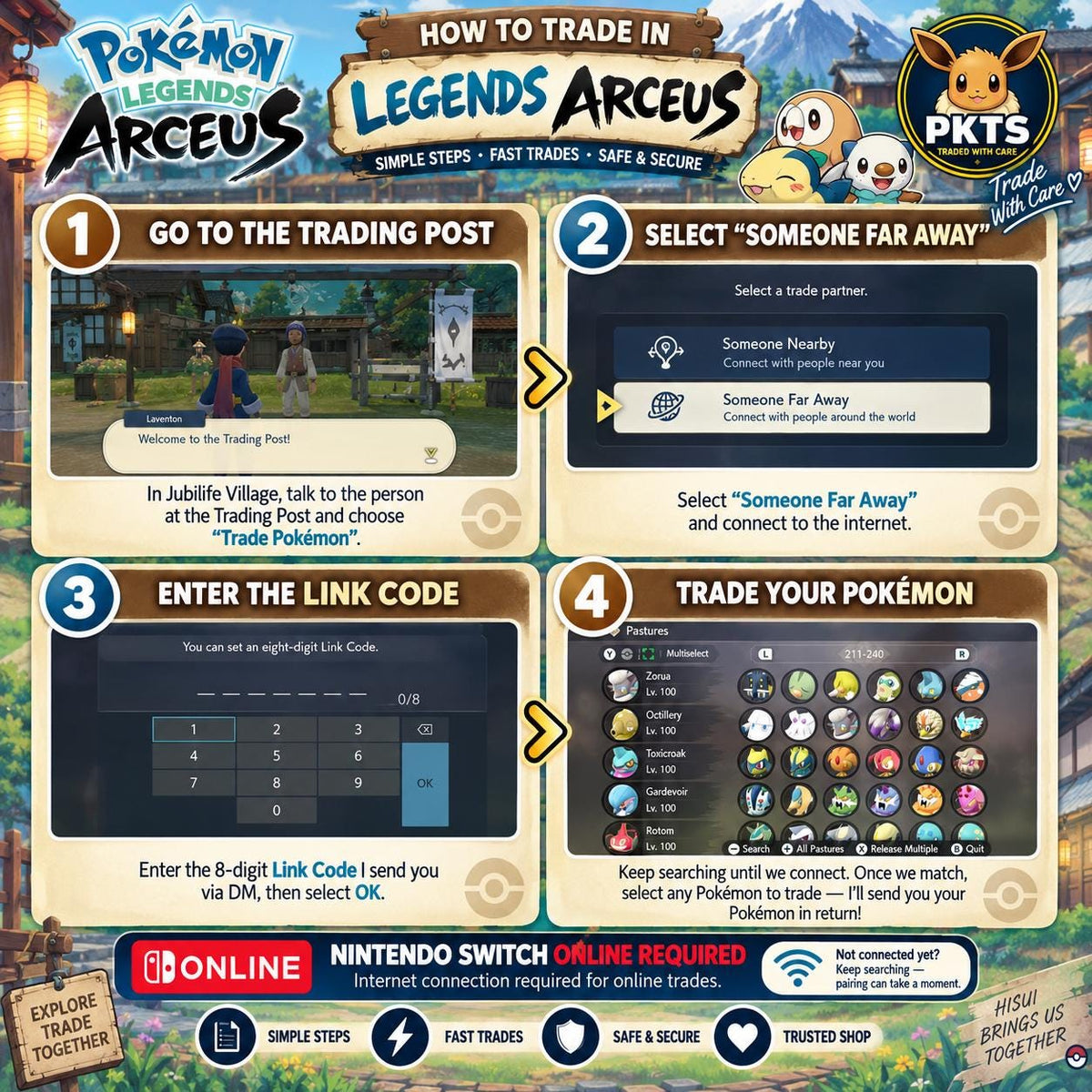 NON Shiny DARKRAI Pokémon Legends Arceus 6IV Pokemon Mythical Pokemon Competitive Battle Ready + EVs Free Shiny Ev Trained - Image 5