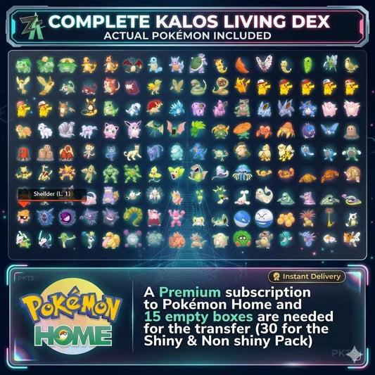 Complete Pokemon Legends Z A Living Dex All Mega Evolutions 430+ Pokemon Forms Mega Dimension DLC Finish Your Pokedex Fast - Image 2