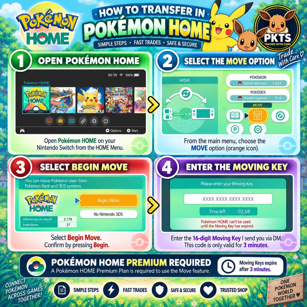 Pokemon HOME 6IV Shiny KANTO POKEDEX Pokemon Scarlet Violet Pokemon Sword Shield Pokemon Lets Go, Pokemon BdSp, Pokemon Legends Arceus - Image 8