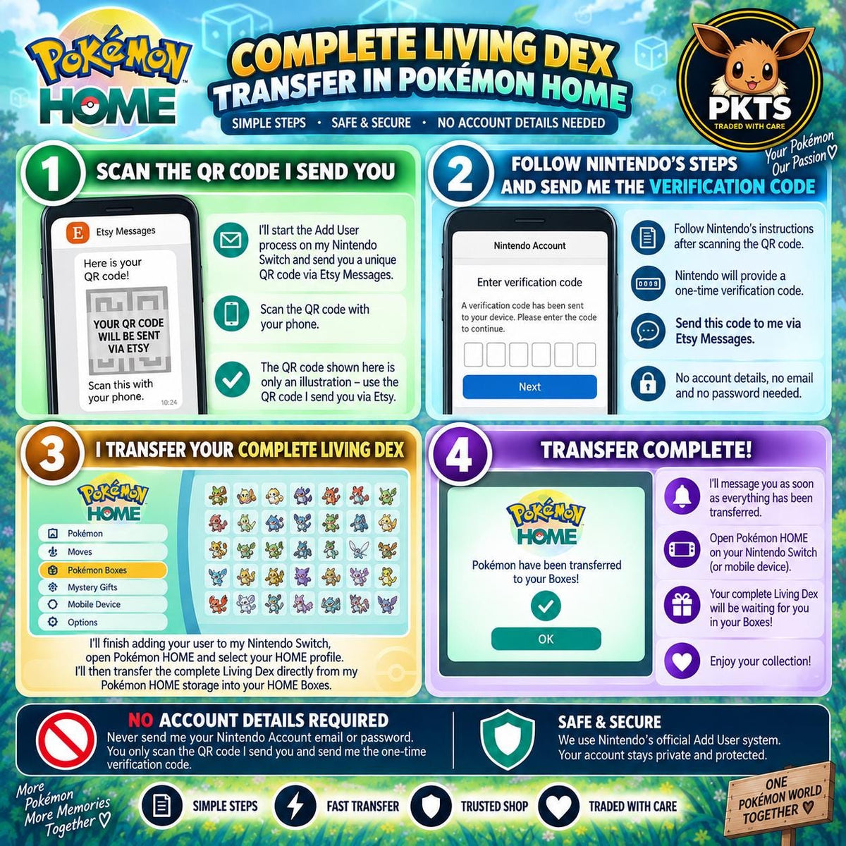 Complete Pokemon Sword Shield Pokedex All Gigantamax Forms 770+ Pokemon Isle of Armor Crown Tundra DLC Finish Your Pokedex Fast - Image 5