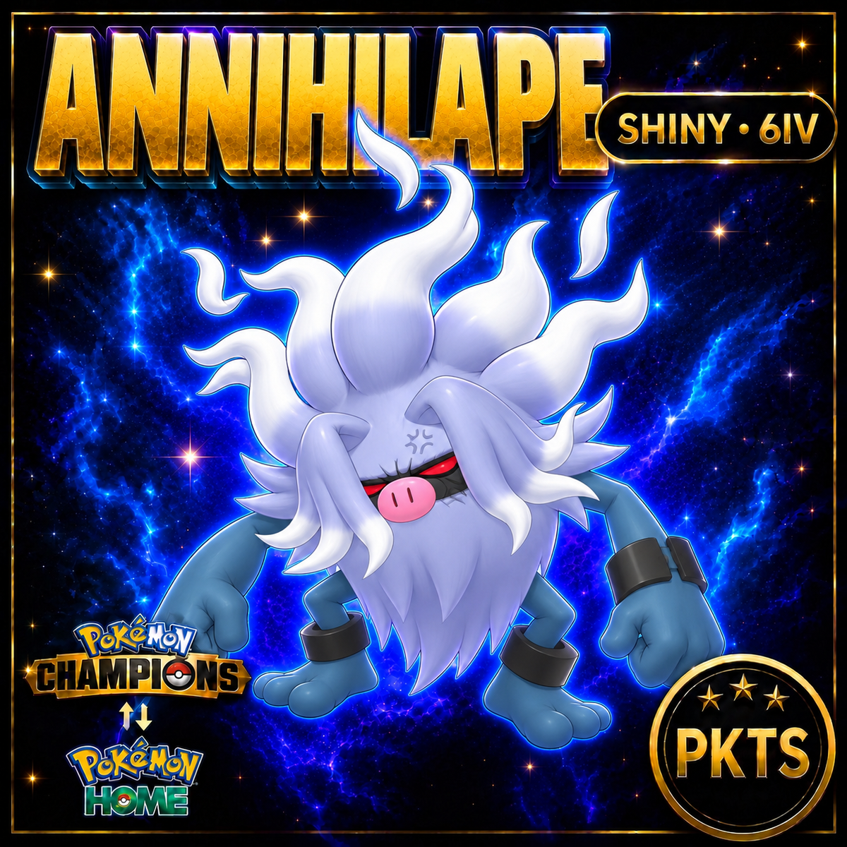Shiny Annihilape Pokémon Champions 6IV Competitive Battle Ready - Image 1