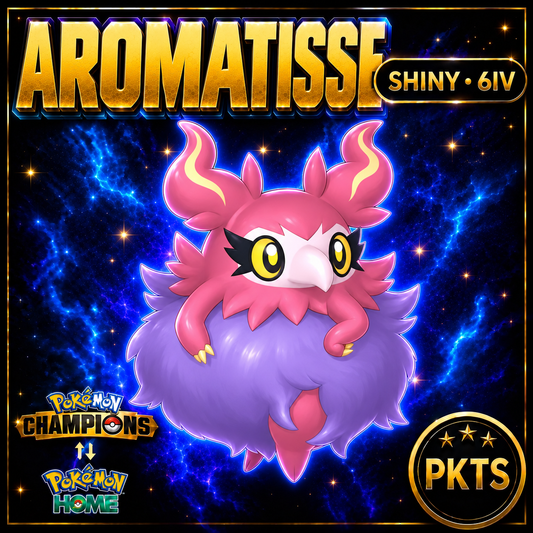 Shiny Aromatisse Pokémon Champions 6IV Competitive Battle Ready - Image 1