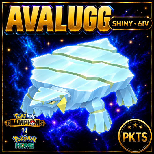 Shiny Avalugg Pokémon Champions 6IV Competitive Battle Ready - Image 1