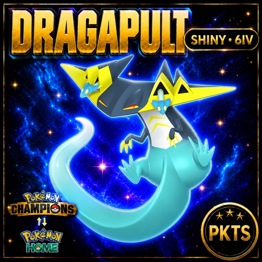 Shiny Dragapult Pokémon Champions 6IV Competitive Battle Ready - Image 1