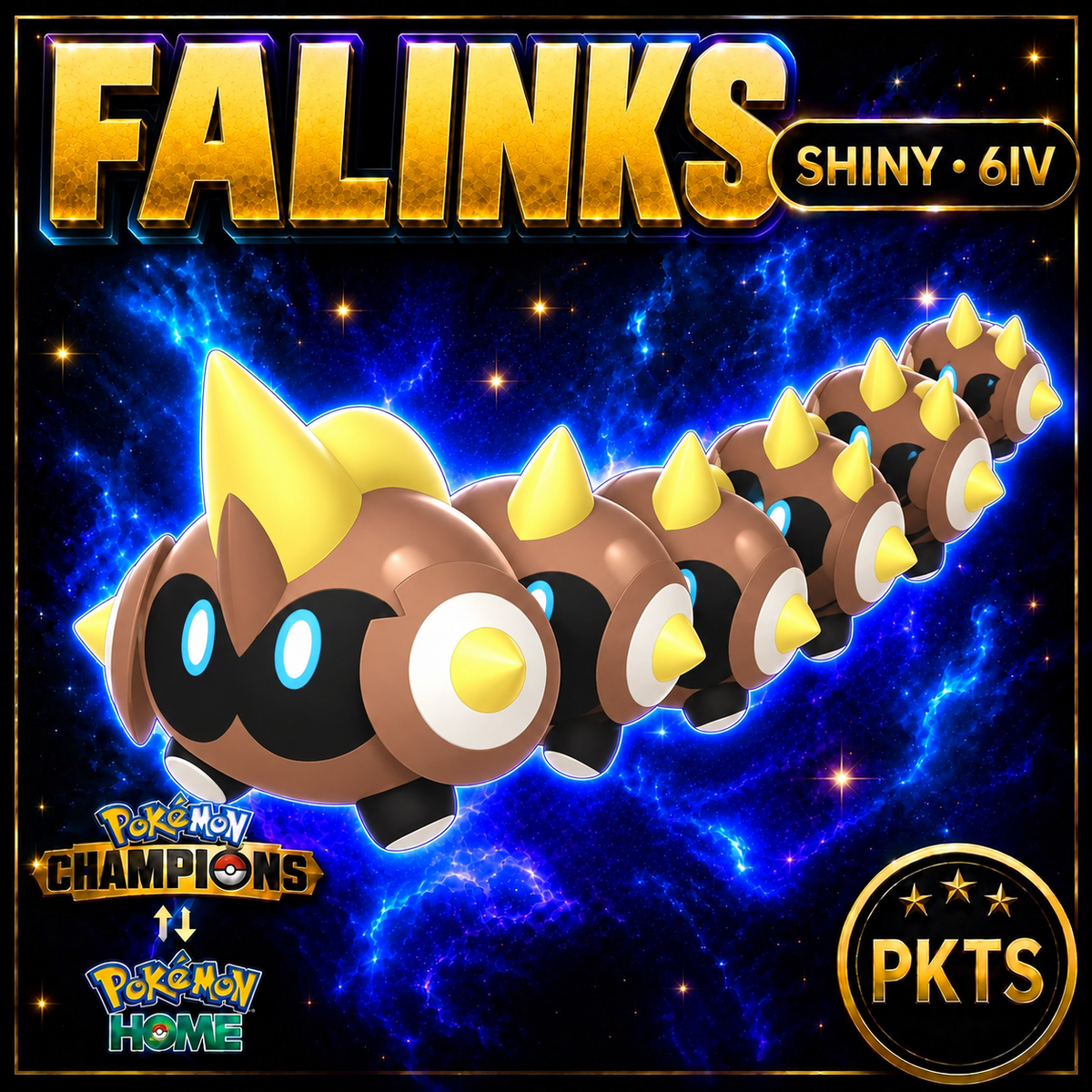 Shiny Falinks Pokémon Champions 6IV Competitive Battle Ready - Image 1