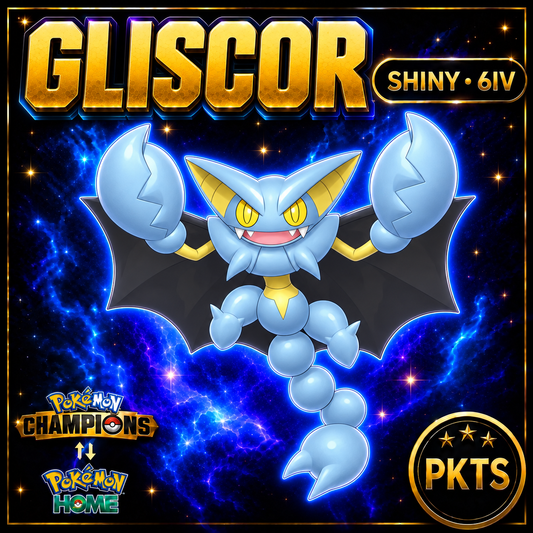 Shiny Gliscor Pokémon Champions 6IV Competitive Battle Ready - Image 1