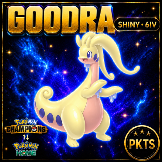 Shiny Goodra Pokémon Champions 6IV Competitive Battle Ready - Image 1