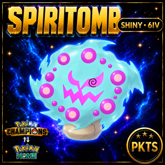 Shiny Spiritomb Pokémon Champions 6IV Competitive Battle Ready - Image 1