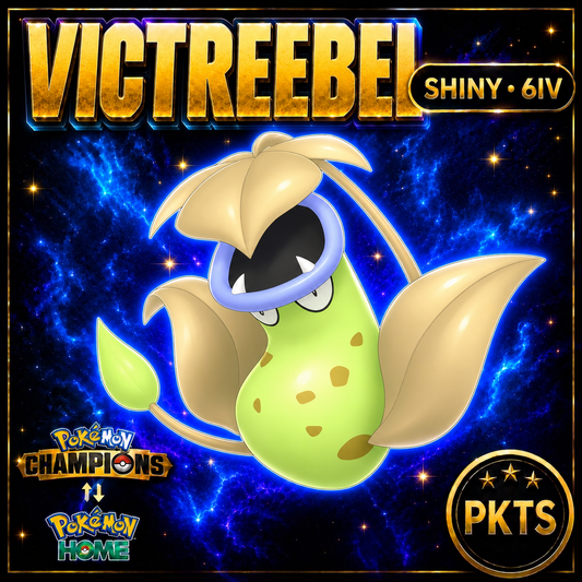 Shiny Victreebel Pokémon Champions 6IV Competitive Battle Ready - Image 1
