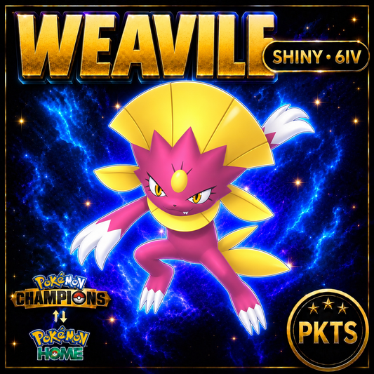 Shiny Weavile Pokémon Champions 6IV Competitive Battle Ready - Image 1