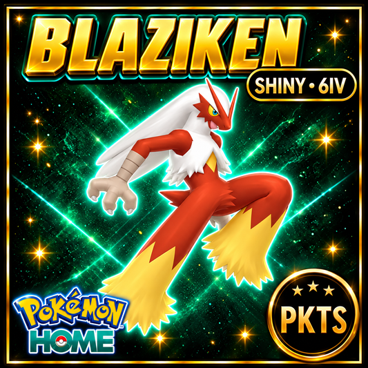 Shiny Blaziken 6IV Pokémon Scarlet Violet Link Trade | PKTS