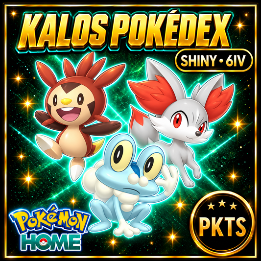 Pokemon HOME 6IV Shiny KALOS POKEDEX Pokemon Scarlet Violet Pokemon Sword Shield, Pokemon Lets Go, Pokemon BdSp, Pokemon Legends Arceus - Image 1