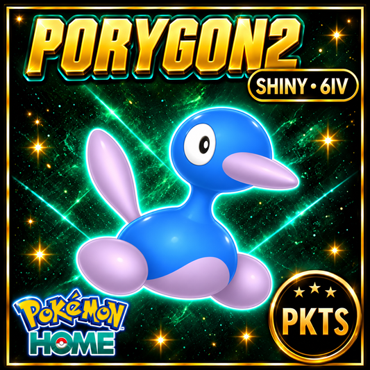 Shiny Porygon2 Pokémon Sword Shield 6IV PKTS Image 1
