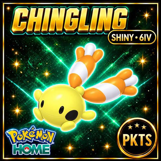 Shiny Chingling 6IV Pokémon Scarlet Violet Link Trade | PKTS