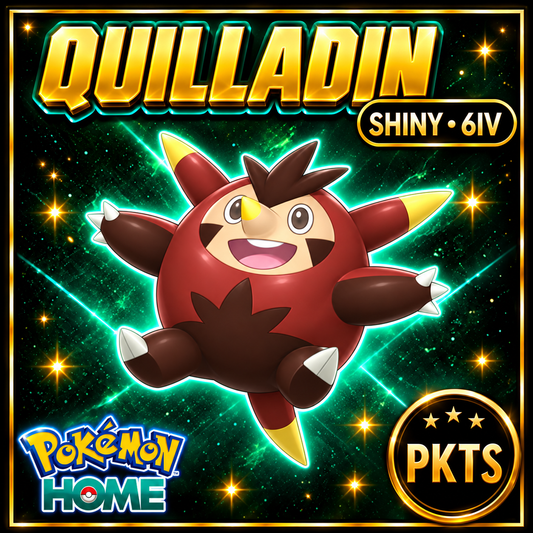 Shiny Quilladin 6IV Pokémon Scarlet Violet Link Trade | PKTS