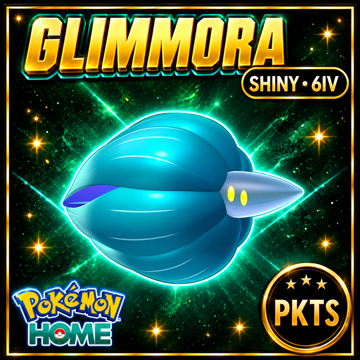 Shiny Glimmora Pokémon HOME 6IV Competitive Battle Ready - Image 1