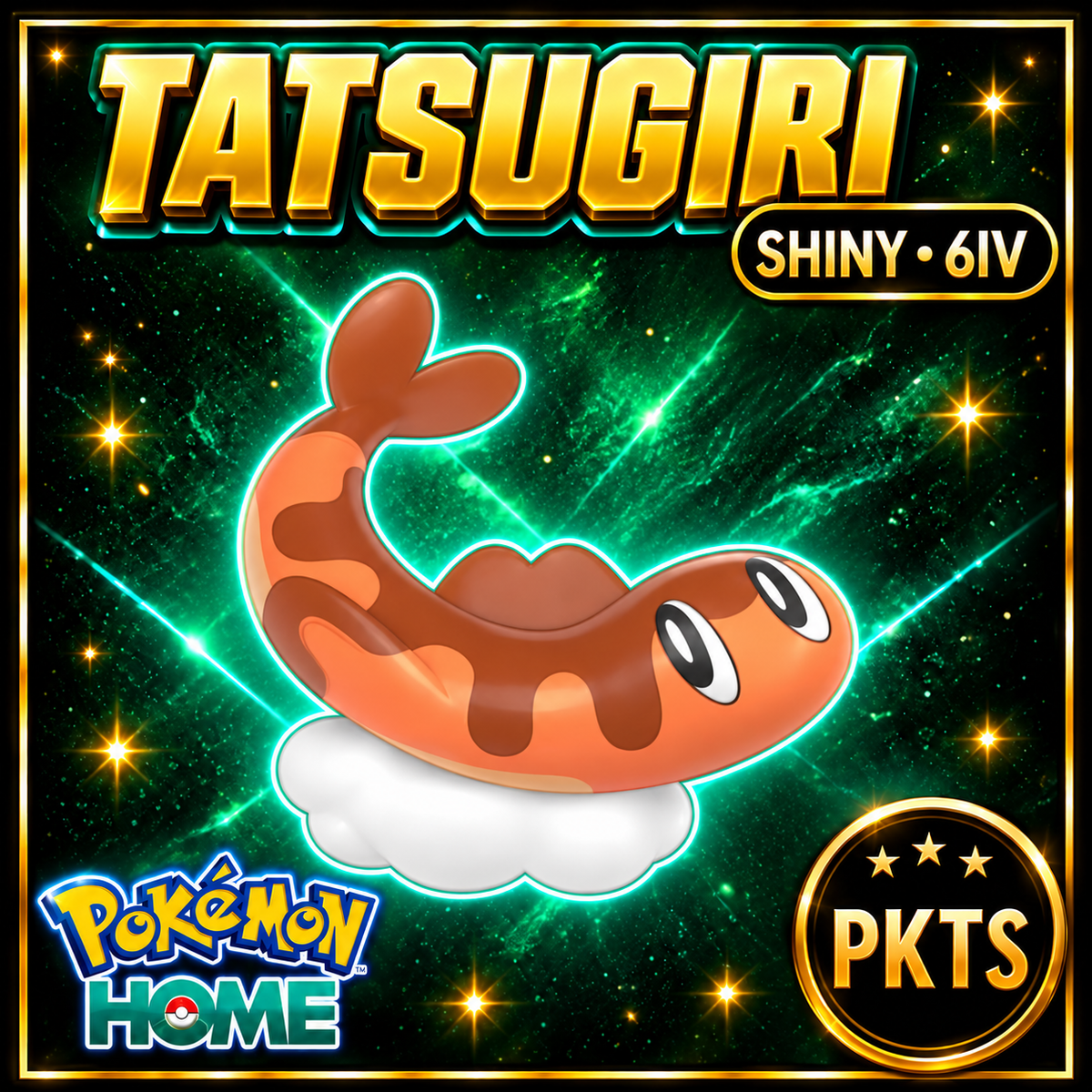 Shiny Tatsugiri Pokémon HOME 6IV Competitive Battle Ready - Image 1