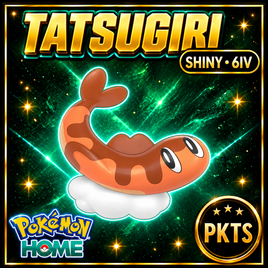 Shiny Tatsugiri Pokémon HOME 6IV Competitive Battle Ready - Image 1