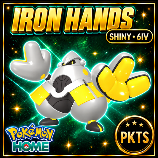 Shiny Iron Hands Pokémon HOME 6IV Competitive Battle Ready - Image 1