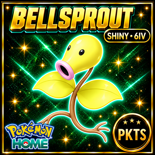 Shiny Alpha Bellsprout Pokémon Legends ZA 6IV Competitive Battle Ready - Image 1