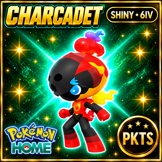 Shiny Charcadet 6IV Pokémon Scarlet Violet Link Trade | PKTS