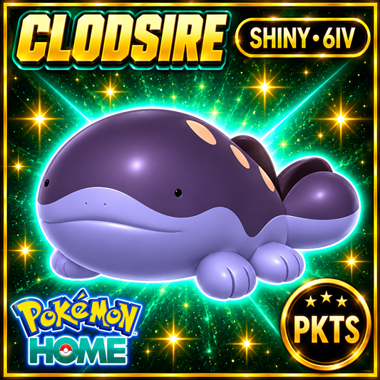 Shiny Clodsire 6IV Pokémon Scarlet Violet Link Trade | PKTS