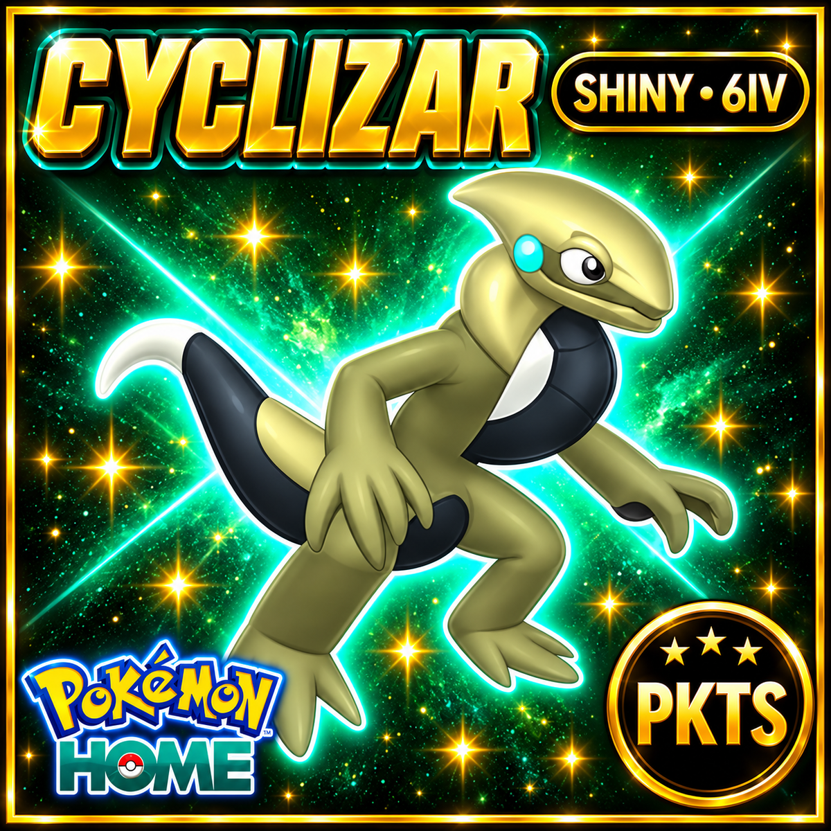 Shiny Cyclizar Pokémon HOME 6IV Competitive Battle Ready - Image 1