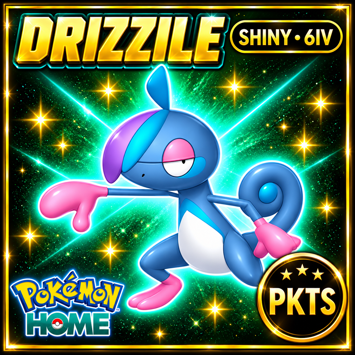 Shiny Drizzile Pokémon HOME 6IV Competitive Battle Ready - Image 1