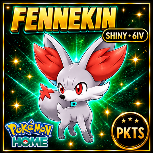 Pokemon HOME Shiny 6IV Fennekin Custom Ot Event Sv Trade FAST DELIVERY Ready - Image 1