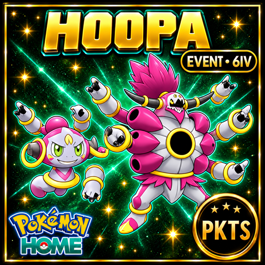 Hoopa Confined Hoopa Unbound Pokémon HOME Double Form Bundle 6IV