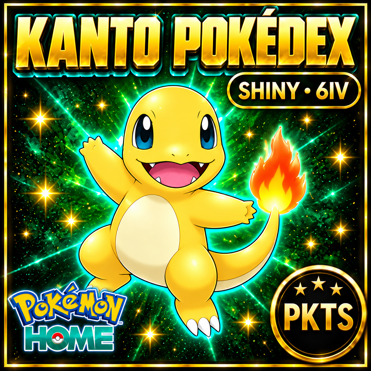 Pokemon HOME 6IV Shiny KANTO POKEDEX Pokemon Scarlet Violet Pokemon Sword Shield Pokemon Lets Go, Pokemon BdSp, Pokemon Legends Arceus - Image 1