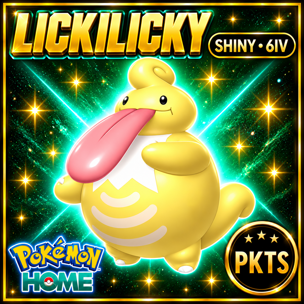 Shiny Lickilicky Pokémon HOME 6IV Competitive Battle Ready - Image 1