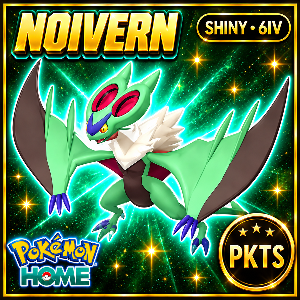 Shiny Noivern Pokémon HOME 6IV Competitive Battle Ready - Image 1