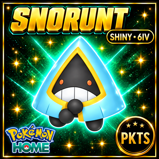 Shiny SNORUNT Pokémon Legends ZA 6IV Competitive Battle Ready - Image 1