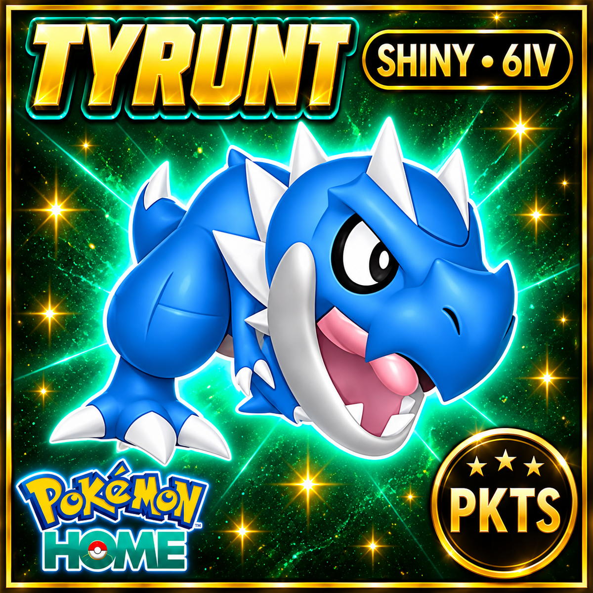 Shiny Tyrunt Pokémon HOME 6IV Competitive Battle Ready - Image 1