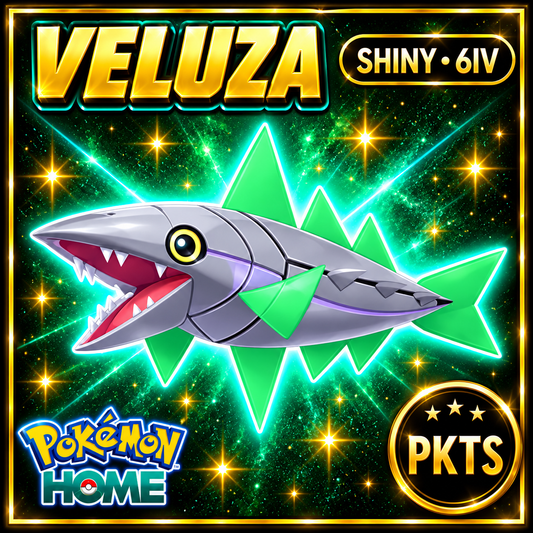 Shiny Veluza Pokémon HOME 6IV Competitive Battle Ready - Image 1