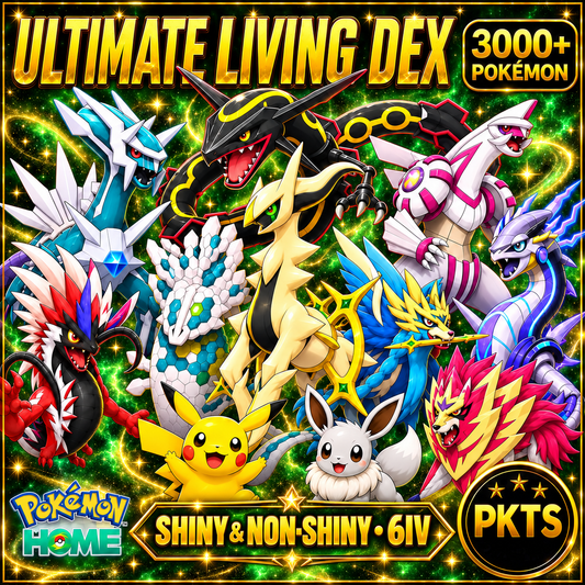 Complete Living Dex 3000+ Pokemon HOME, All Switch Games, All Forms, Legendaries & Mythicals - Image 1