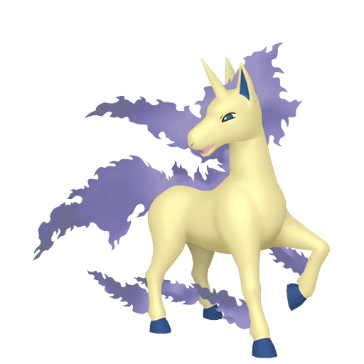 Shiny Rapidash — neutral Pokémon artwork | PKTS